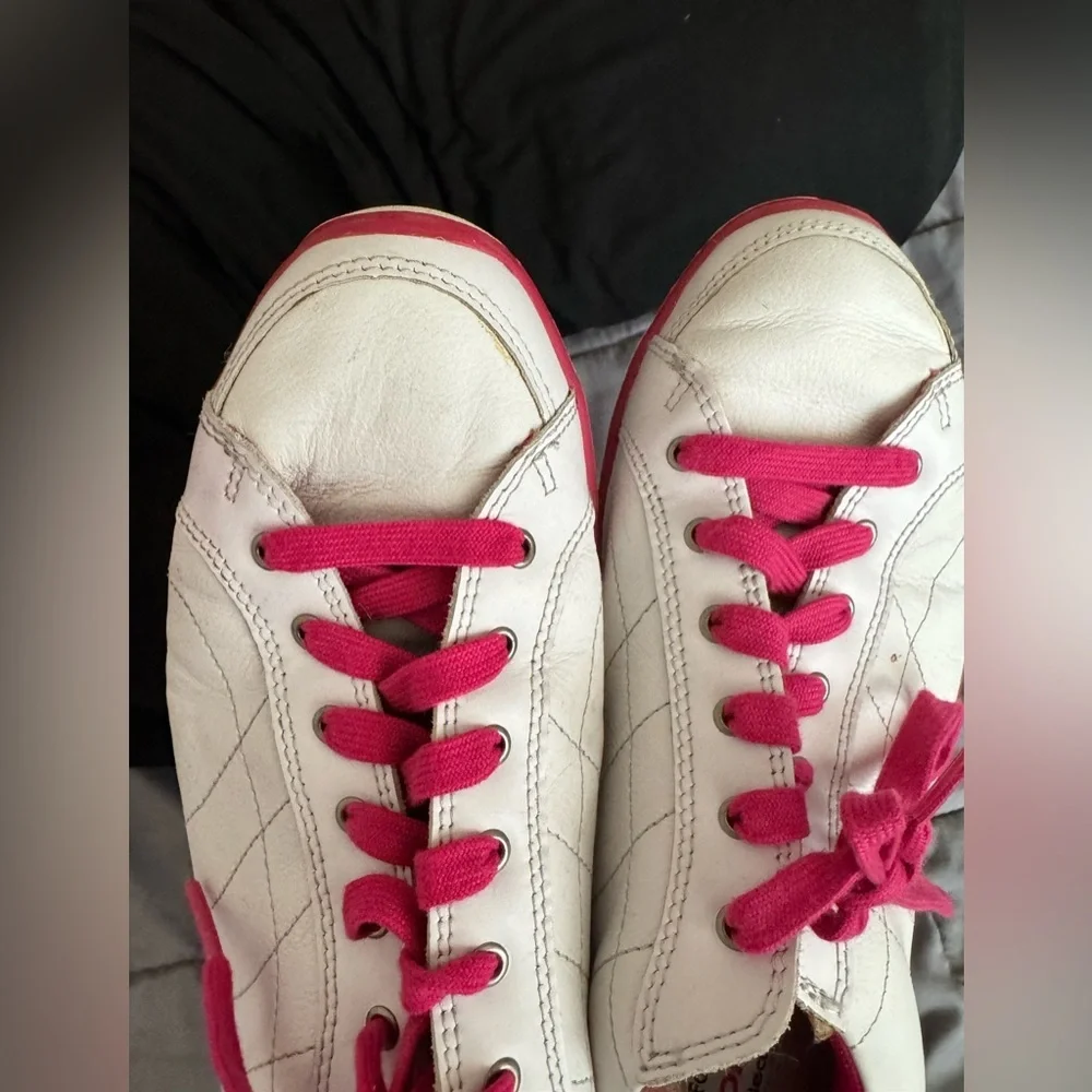 💥SALE FootJoy LoPro Women’s Golf Shoes – White & Pink – Size 8.5M - Picture 4 of 7